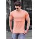 Madmext Orange T-shirt With Pocket for Men 4621 - Turuncu