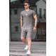 Madmext Grey Basic Tracksuit 4577 - Haki