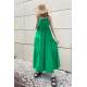 Women Green Long Dress - Yeşil