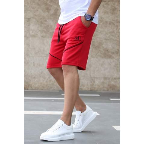 Madmext Regular Fit Men Red Shorts 5401 - Kırmızı