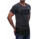 Madmext Men Printed Anthracite T-shirt 2576 - Antrasit