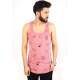 Madmext Printed Pink Tank Top 2329 - Pembe