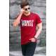 Madmext Men Printed Maroon T-shirt 5252 - Bordo