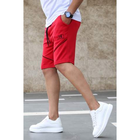 Madmext Regular Fit Men Red Shorts 5401 - Kırmızı