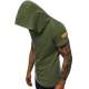 Madmext Khaki Rapped T-shirt for Men 3069 - Haki