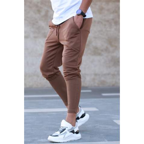 Madmext Brown Sweatpants For Men 5432 - Kahverengi