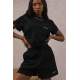 Mad Girls Black Shorts Outfit MG1410 - Siyah