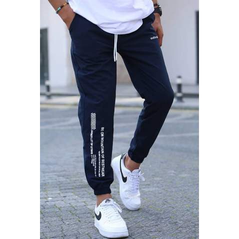 Navy Blue Cargo Pocket Jogger Trousers 5469 - Lacivert