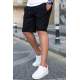 Madmext Men Regular Fit Black Shorts 5404 - Siyah