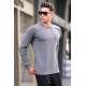 Gray Regular Fit Basic Sweatshirt 5799 - Gri