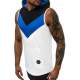 Madmext Men Sleeveless White Hoodie 2897 - Beyaz