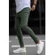 Men Green Slim Fit Jeans - Yeşil