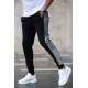 Madmext Black ''The Original'' Striped Sweatpants 4218 - Siyah