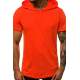 Madmext Orange Rapped T-shirt with Hood for Men 3069 - Turuncu