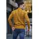 Mustard Designed Knitwear Sweater 5796 - Hardal