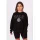 Mad Girls Black Sweatshirt MG1208 - Siyah