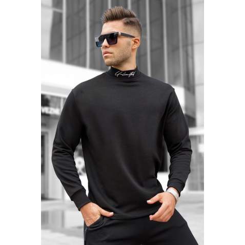 Madmext Men Black Sweatshirt 5329 - Siyah