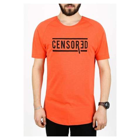 Madmext Men Orange T-shirt 2257 - Turuncu