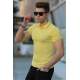 Madmext Yellow Polo Shirt for Men 4535 - Sarı