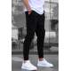 Madmext Men Elastic Bottom Black Sweatpants 4821 - Siyah