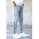 Madmext Men Printed Gray Sweatpants 4213 - Gri