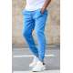 Madmext Basic Blue Sweatpants 4209 - Saks