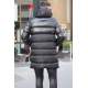 Black Hoodie Puffer Jacket 5742 - Siyah