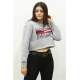 Mad Girls Gray Sweatshirt MG931 - Gri