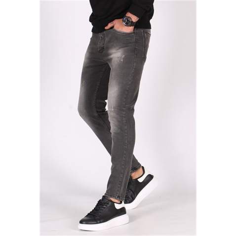 Madmext Men Oversize Smoke Gray Jeans 5128 - Füme