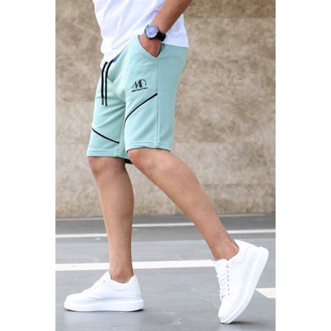 Madmext Regular Fit Men Green Shorts 5401 - Yeşil