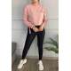 Mad Girls Pink Sweatshirt MG087 - Pembe