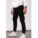 Madmext Men Slim Fit Black Cargo Trousers 5695 - Siyah