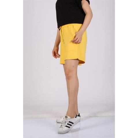 Mad Girls Yellow Shorts MG1185 - Sarı