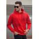 Madmext Men Printed Red Sweatshirt 5299 - Kırmızı