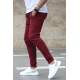 Madmext Men Maroon Plain Sweatpants 4210 - Bordo