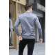 Anthracite Knitwear Polo Sweater 5973 - Antrasit