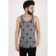 Madmext Men Printed Anthracite Vest 2303 - Antrasit