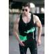 Madmext Men Printed Black Vest 5672 - Siyah