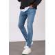 Madmext Men Skin Fit Blue Jeans 5712 - Açık mavi