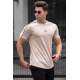 Madmext Men Beige T-shirt 5226 - Bej