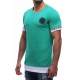 Madmext Green Printed T-shirt for Men 2623 - Yeşil