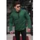 Madmext Green Waterproof Kangaroo Jacket 4507 - Yeşil