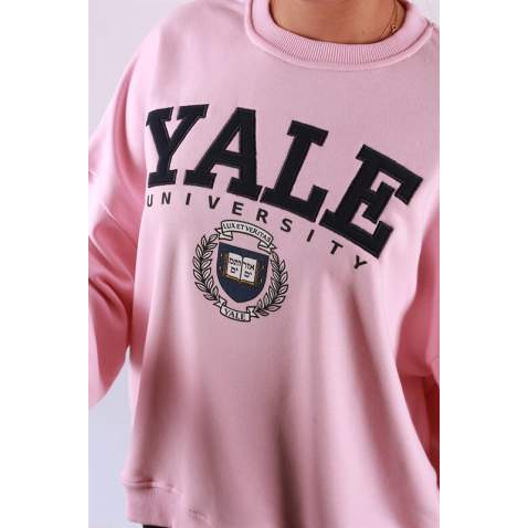 Mad Girls Pink Sweatshirt MG1208 - Pembe