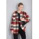 Mad Girls Gray Lumberjack Shirt MG1232 - Kahverengi