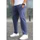 Navy Blue Basic Trousers 5479 - Lacivert