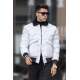 White Puffer Jacket 5739 - Beyaz