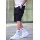 Men Black Capri Shorts 5738 - Siyah