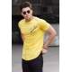 Madmext Yellow Printed T-shirt for Men 4627 - Sarı