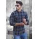 Madmext Men Plaid Anthracite Shirt 4687 - Antrasit