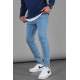 Skin Fit Blue Jeans For Men - Mavi